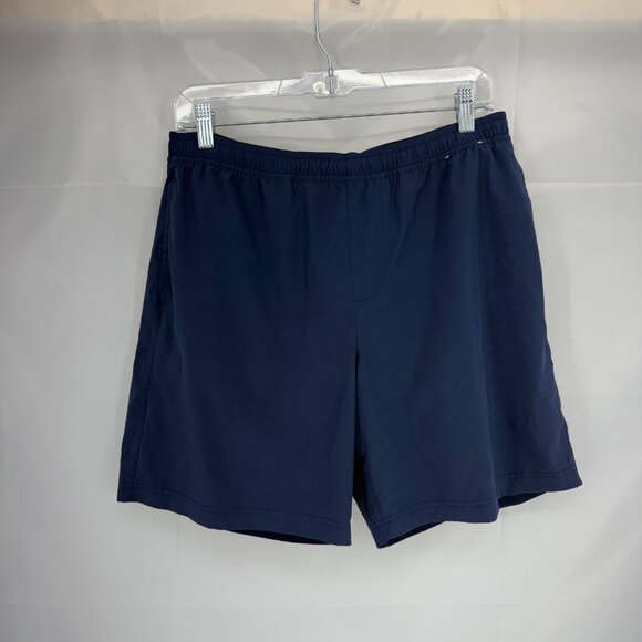Chubbies Men L Sport Shorts Athletic Blue Lined Adjustable Waist Stretch Gym 7" - Picture 1 of 8